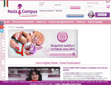 Tablet Screenshot of nailscampus.com
